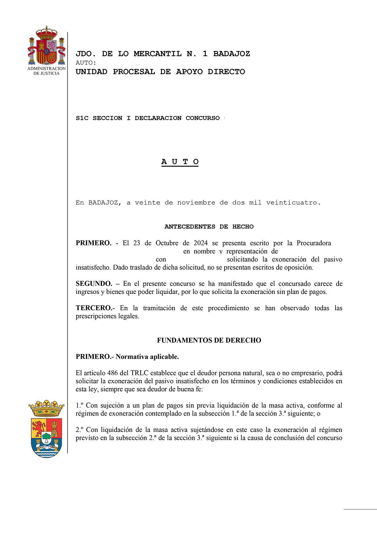 Cancelamos una deuda de 27.536,52 € gracias a la Ley de Segunda Oportunidad.